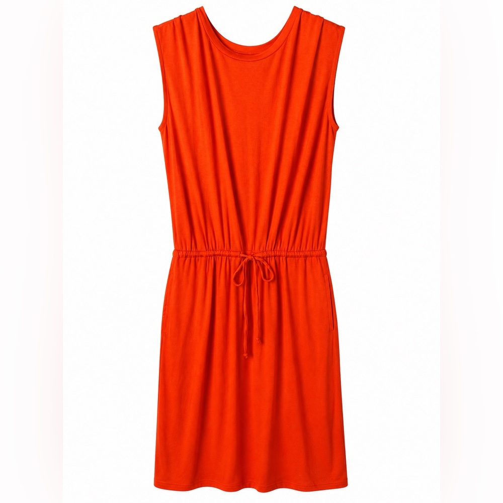 Banana Republic NWT Vibrant Orange Summer Dress | Cutout Back | Pockets | Small